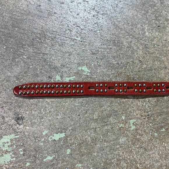 Bed Stu Rico Belt Studded Tan Size L/XL - Picture 2 of 4